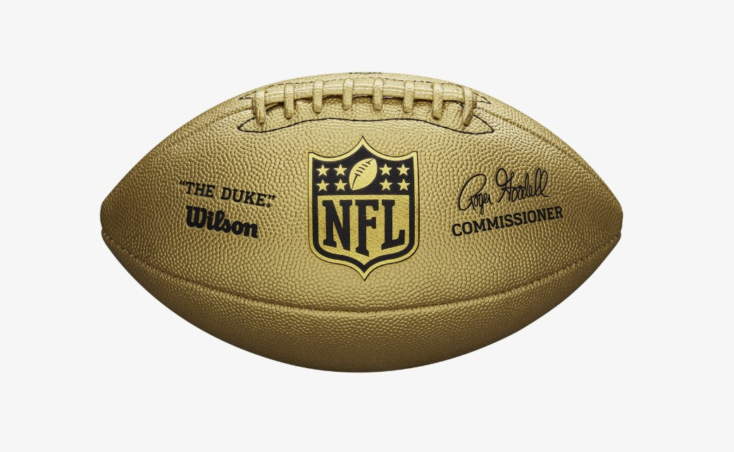 Wilson NFL Gold Football Duke Replica