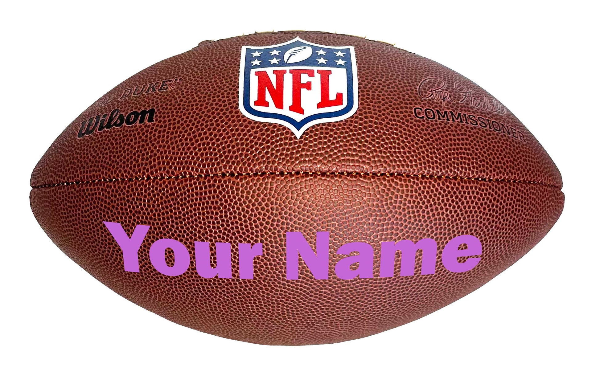 Wilson Duke NFL Replica Football Purple