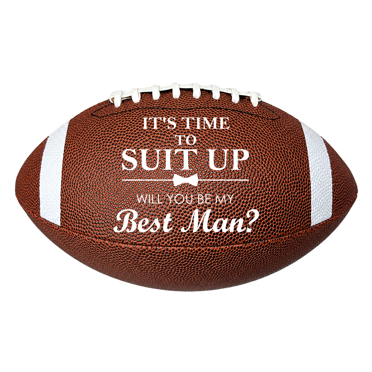 Personalized Football Best Man Proposal Gift Best Proposal Gift White Background