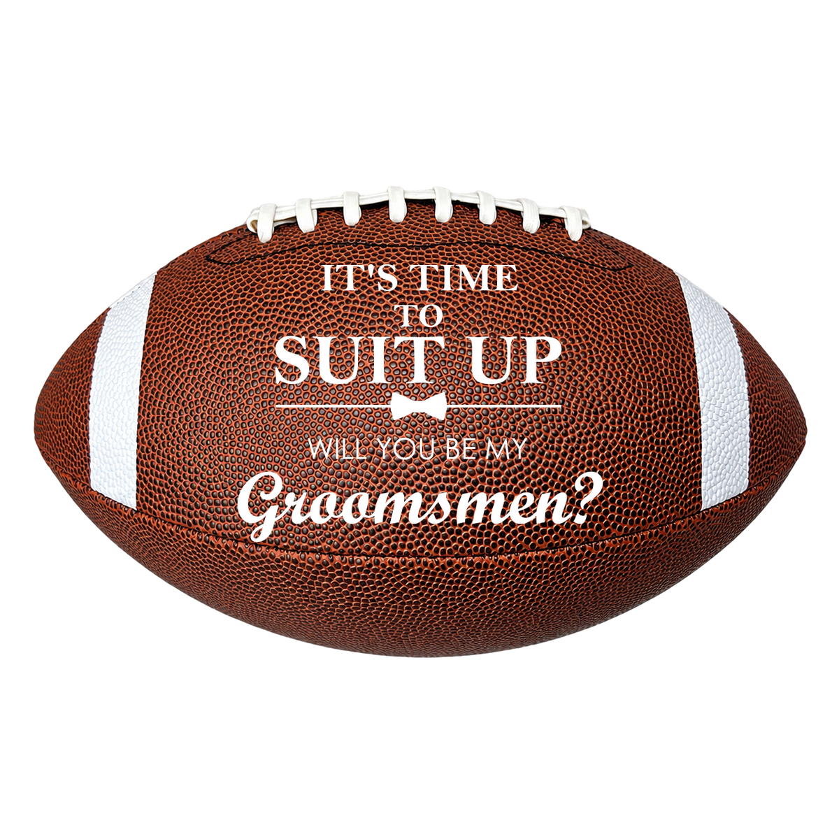 Personalized Football Groomsmen Proposal Gift Best Proposal Gift White Background