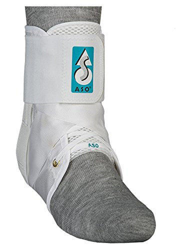 Basketball ASO Ankle Brace White
