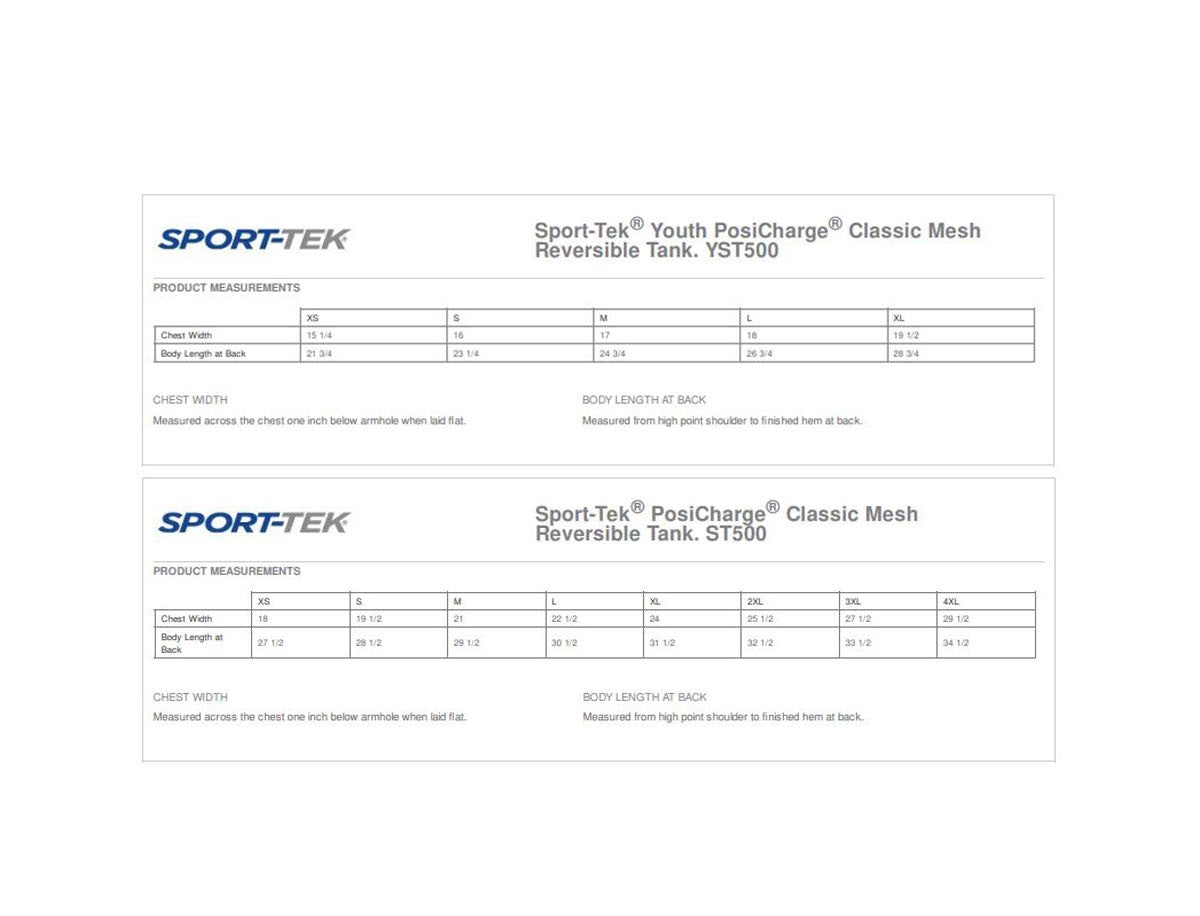 Basketball Jersey Sizes Chart for Youth and Adult Size