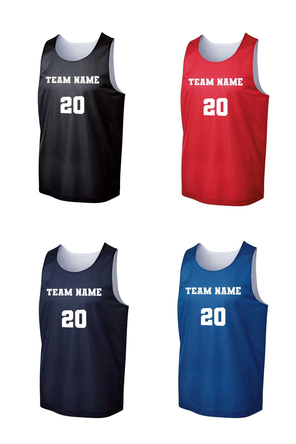 Customized Basketball Mesh Jersey All Colors
