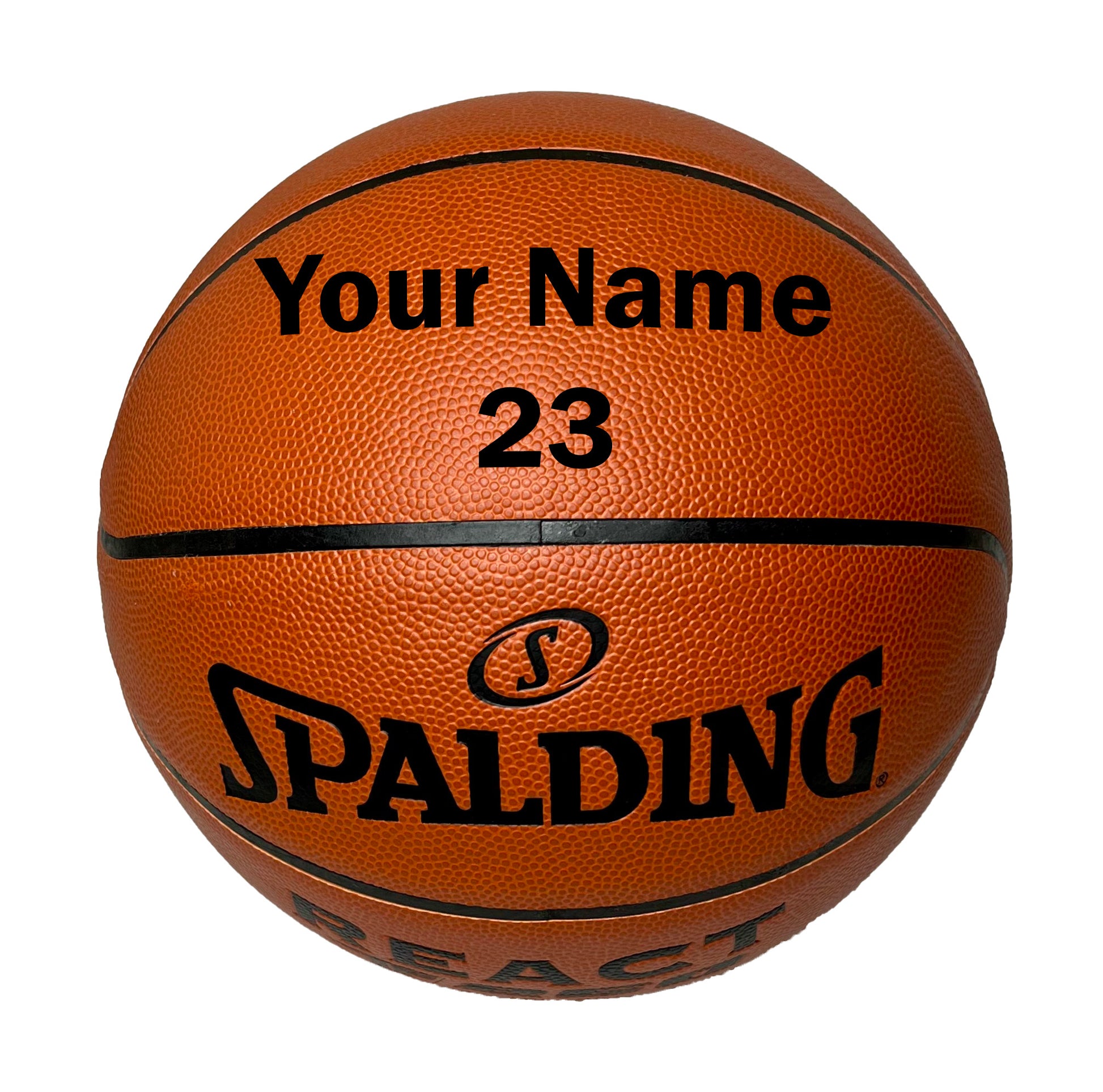 Customized Spalding TF250 Basketball with Jersey Number