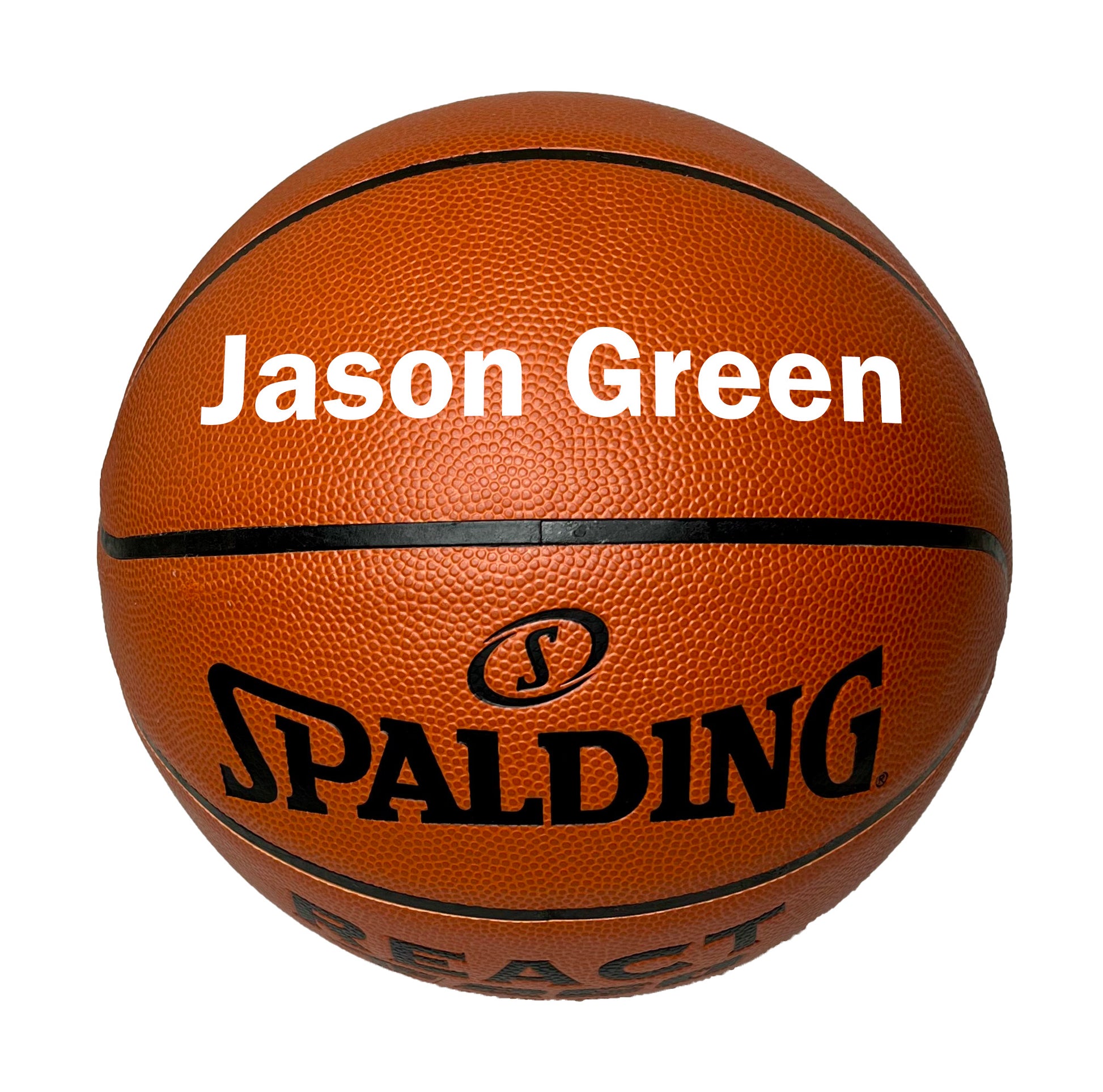 Customized Spalding TF250 Basketball White