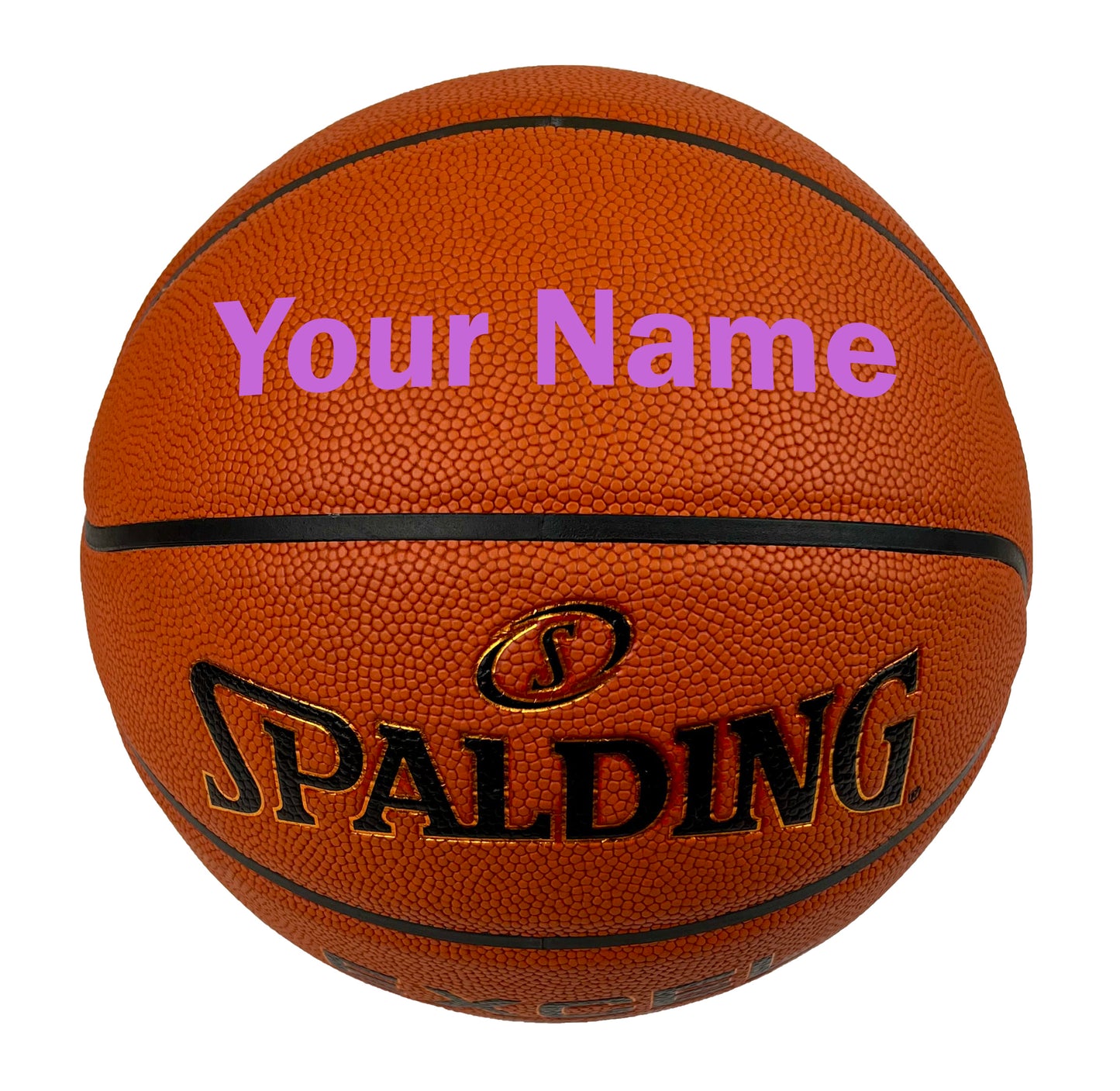 Customized Spalding TF500 Basketball Purple