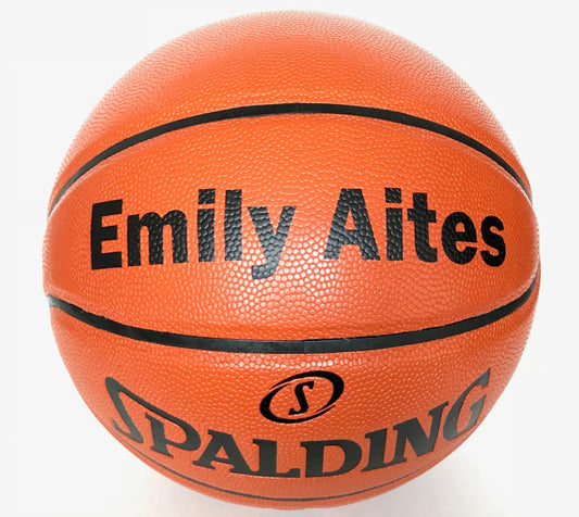 Customized Spalding Basketball Personalized with Custom Name