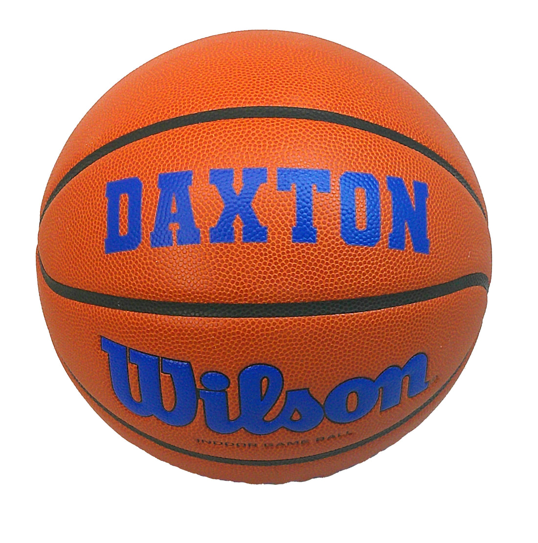 Custom Basketball with Varsity Font