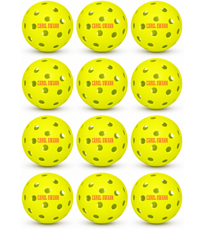 Customized Franklin Pickleballs, 12 Pack Outdoor Pickleballs