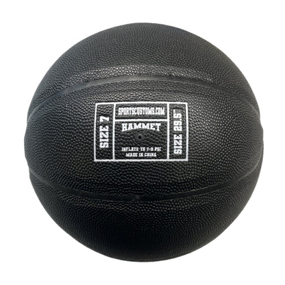 Black Basketball Non Branded Promotional Ball