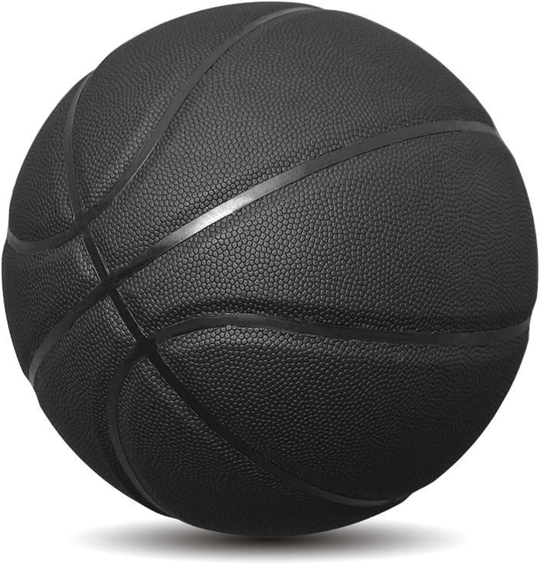 All Black Basketball Side View