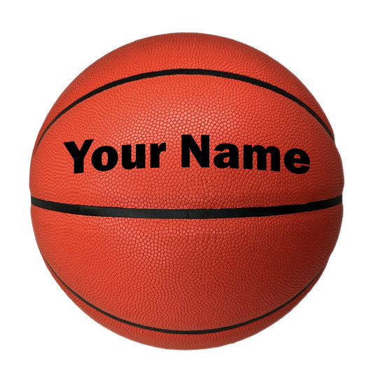 All Red Customized Basketball Your Name