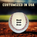Load image into Gallery viewer, Best Dad Ever Baseball White 1
