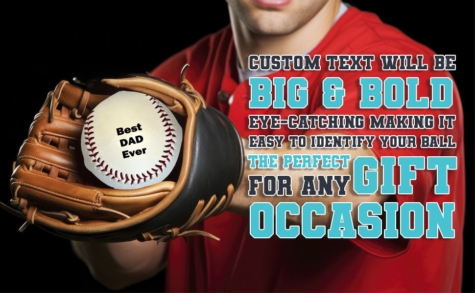 Best Dad Ever Baseball White perfect gift