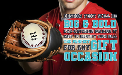 Best Dad Ever Baseball White perfect gift
