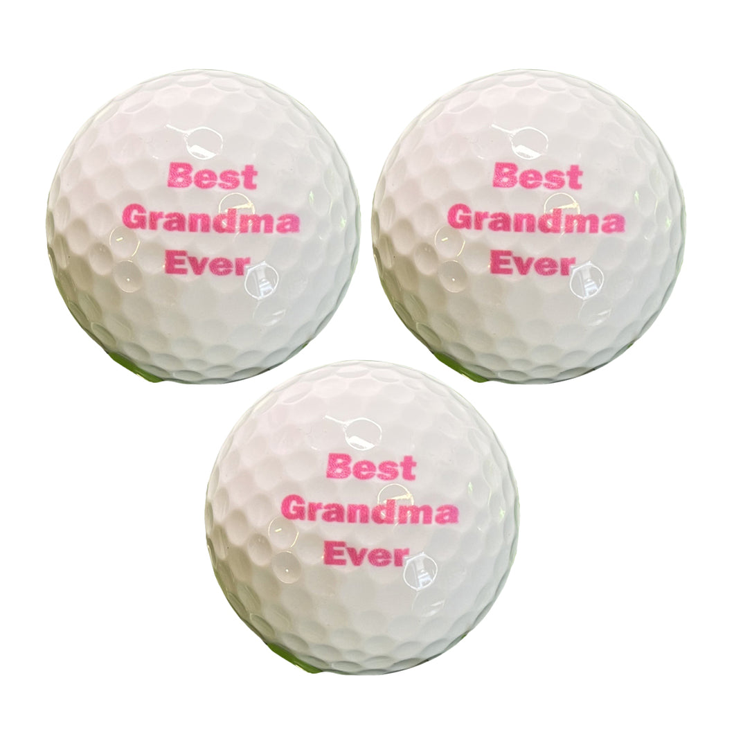 Best Grandma Ever Golf Ball