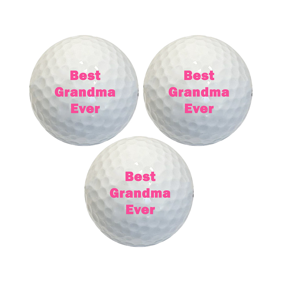 Best Grandma Ever Golf Ball