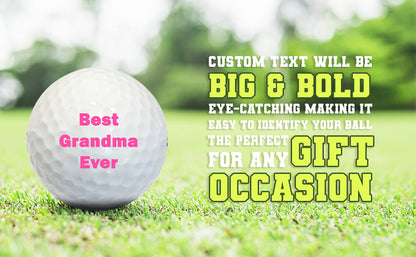 Best Grandma Ever Golf Ball A