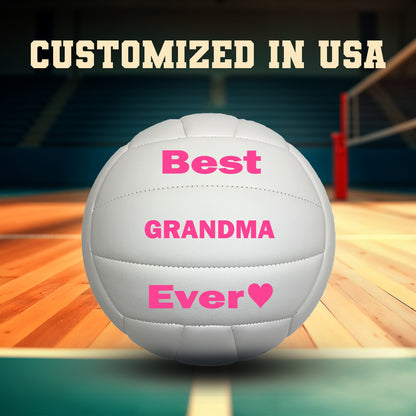 Custom Best Grandma Ever Volleyball C