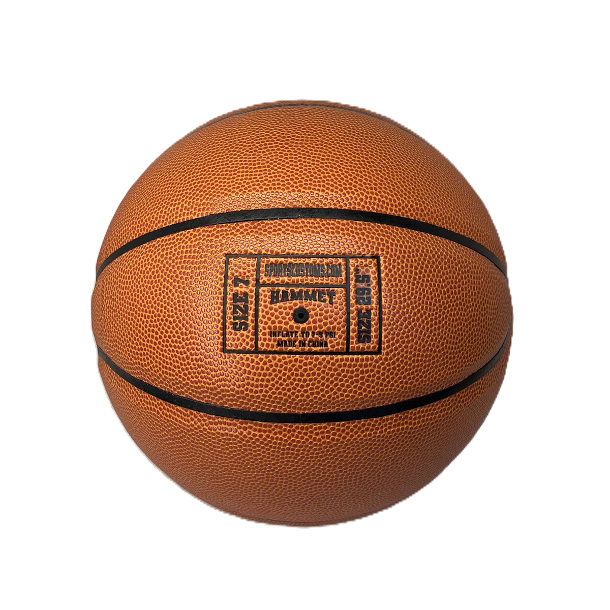 Blank Orange Basketball Promotional Non branded Ball