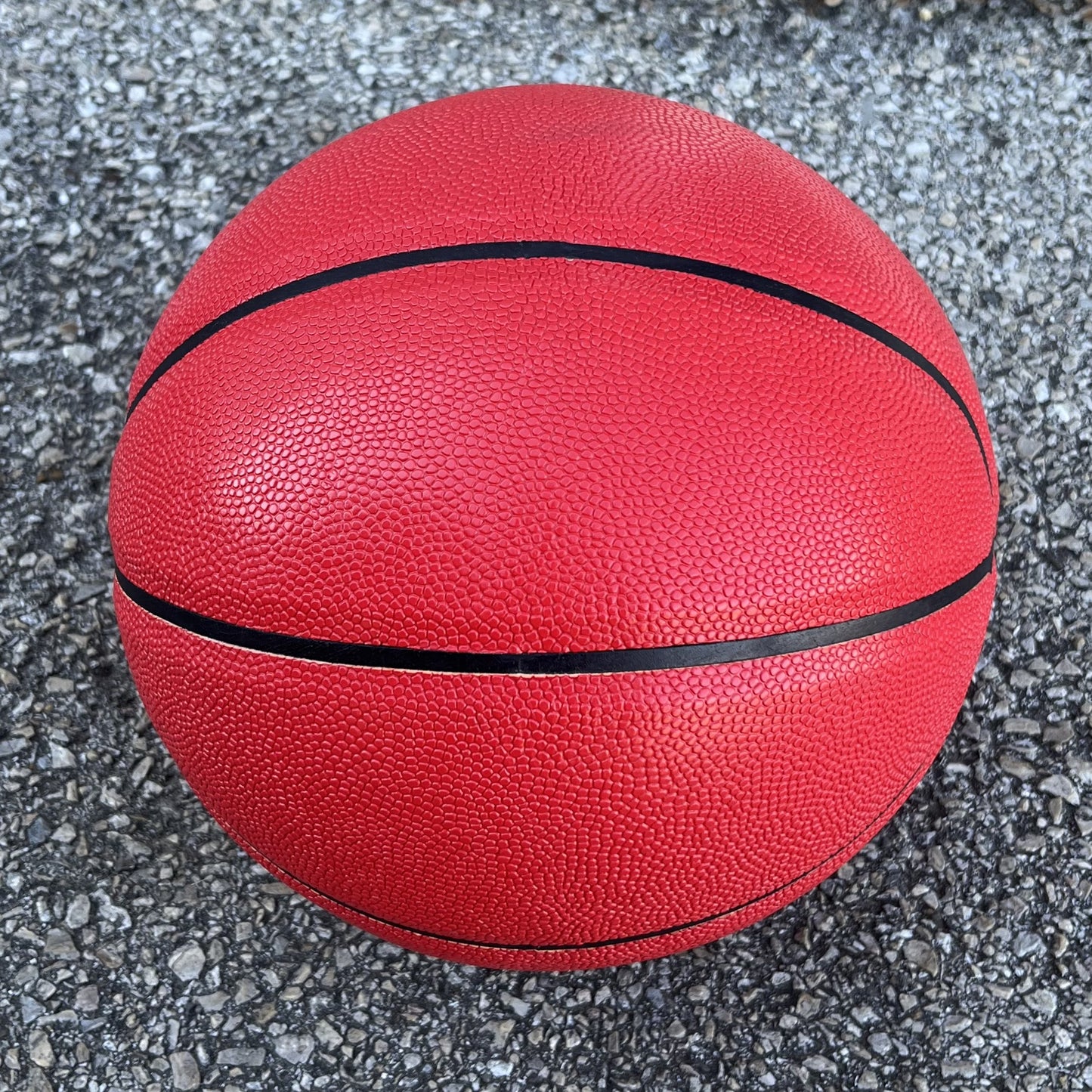 Blank Red Basketball Non Branded Promotional Basketball Gift