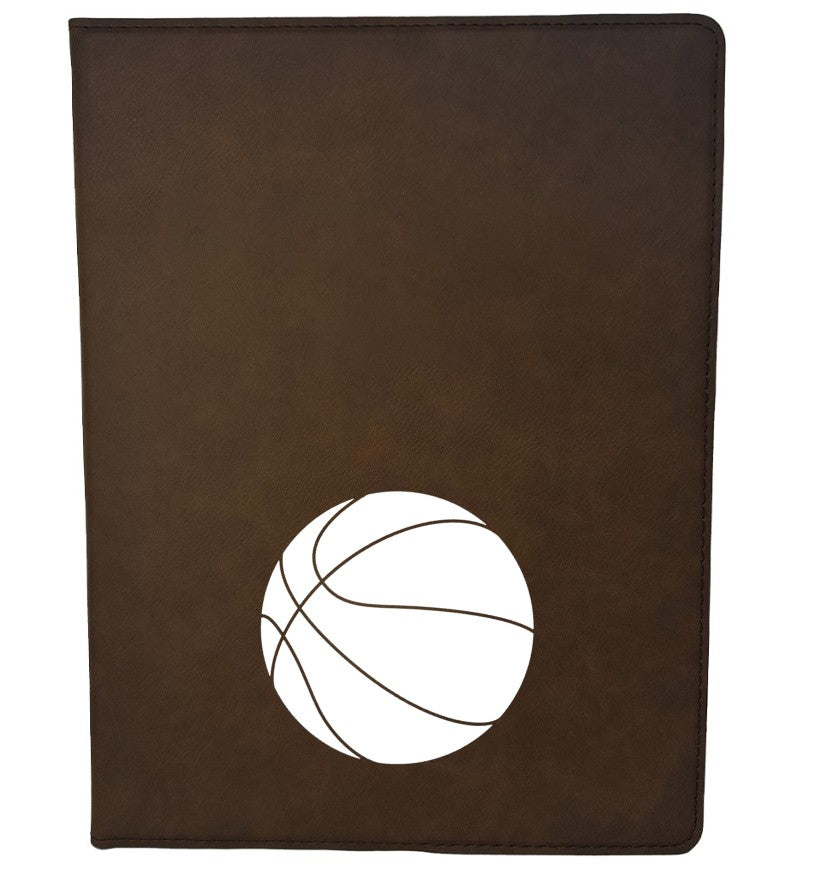Customized Basketball Padfolio Leather Notepad