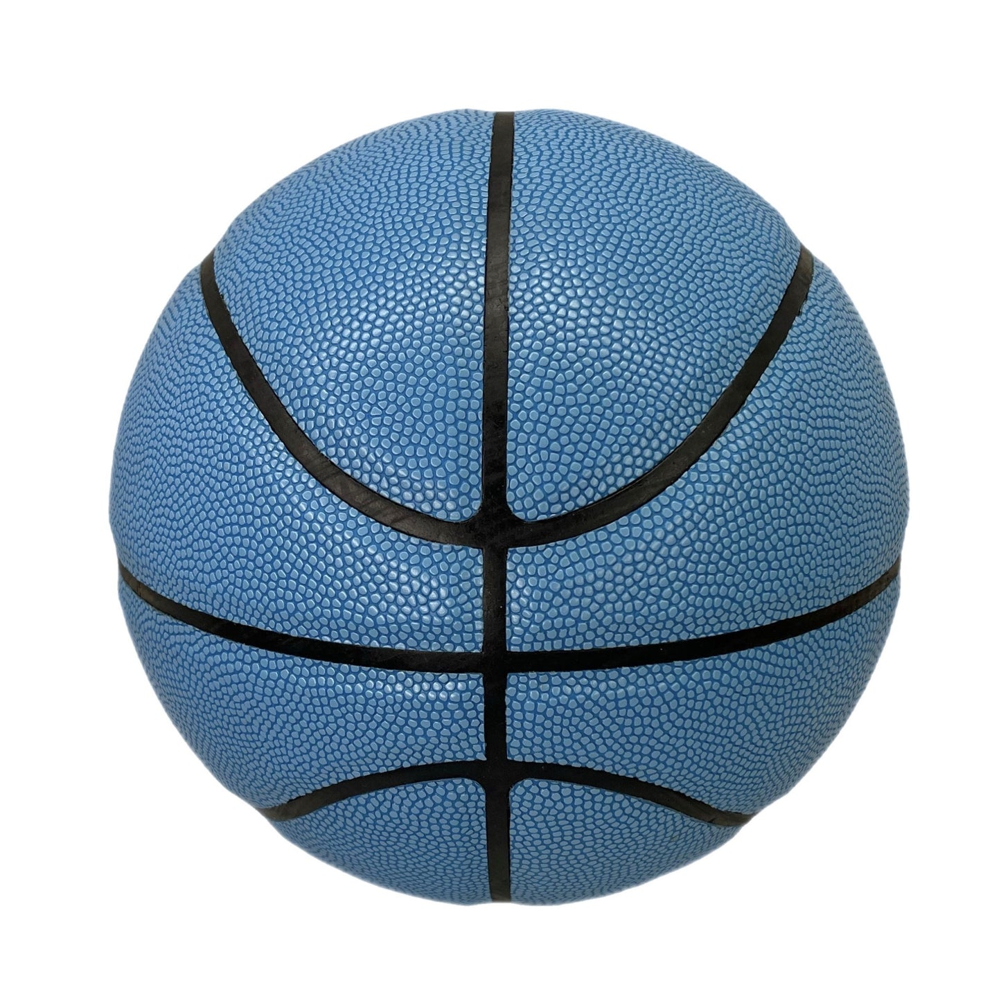 Blank Blue Basketball Promotional without any text or brand logo side view