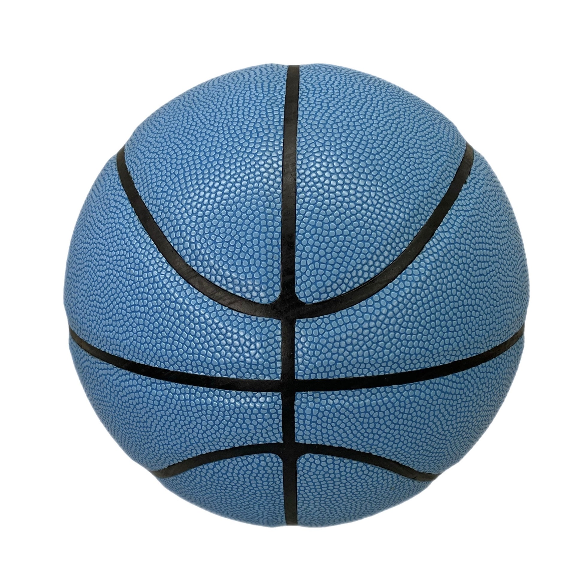 Blank Blue Basketball Promotional without any text or brand logo side view