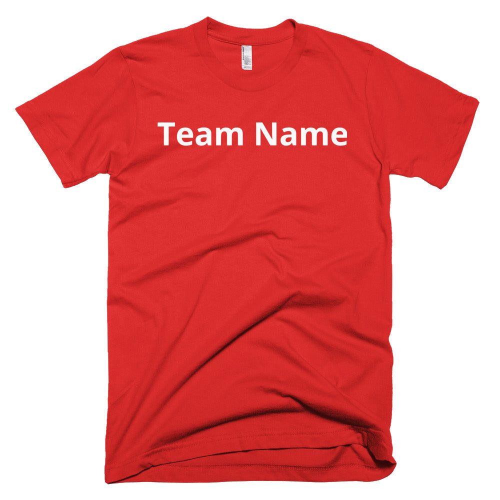 Customized Sports Team Shirt Red Front