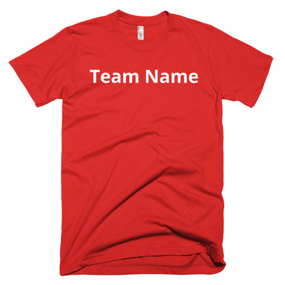 Customized Sports Team Shirt Red Front