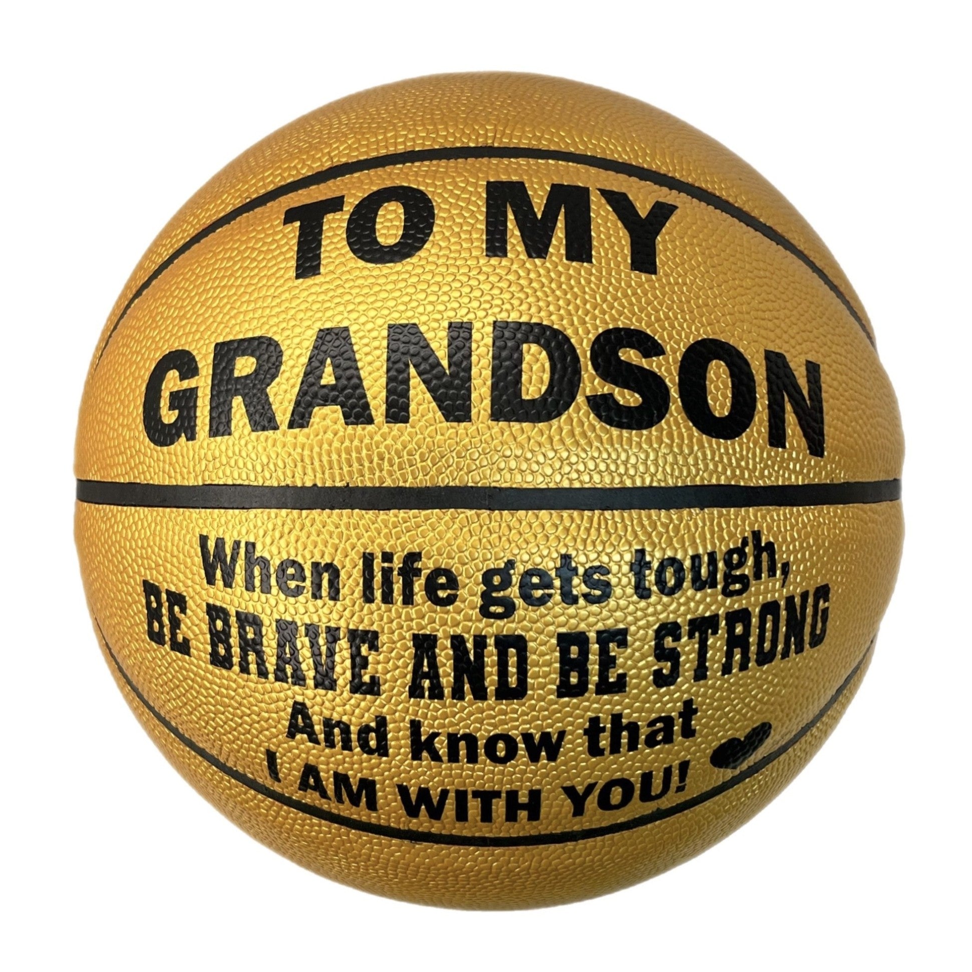 Custom To My Grandson Basketball Gift For Boys