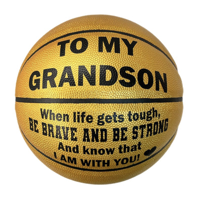 Custom To My Grandson Basketball Gift For Boys