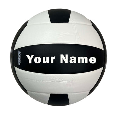 Custom Molten L2 Black and white Volleyball Your Name in white color.