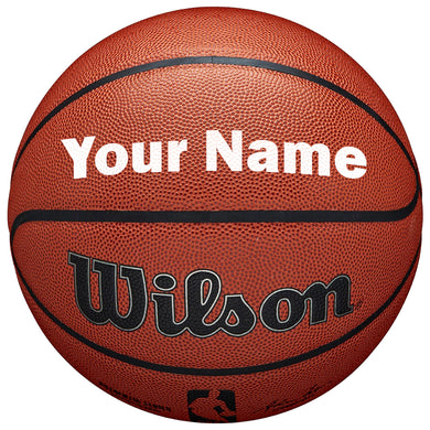 Customized Wilson NBA Basketball White