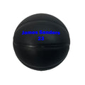Load image into Gallery viewer, Customized All Black Basketball with Blue Text
