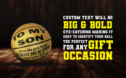 TO MY SON BASKETBALL GOLD 6