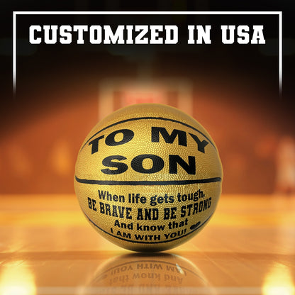 TO MY SON BASKETBALL GOLD 3