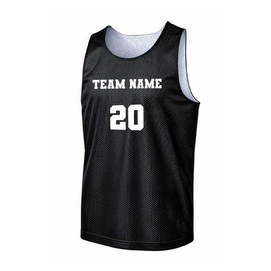 Personalized Black basketball jersey for players, teams, and sports gifts
