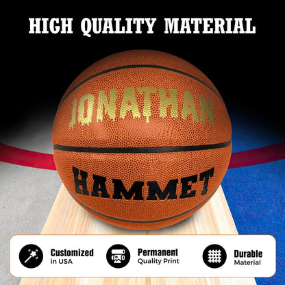 Customized Personalized Indoor Outdoor Basketball Benefits and Features