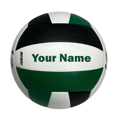 Customized Molten L2 Volleyball with Green Text