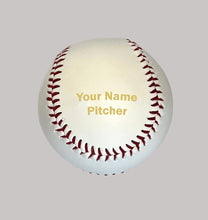 Load image into Gallery viewer, Customized Baseball with Gold Text

