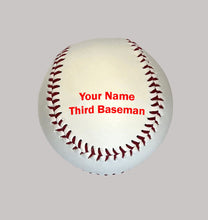 Load image into Gallery viewer, Customized Baseball with Red Text
