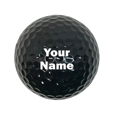 Customized Personalized Black Golf Ball Your name