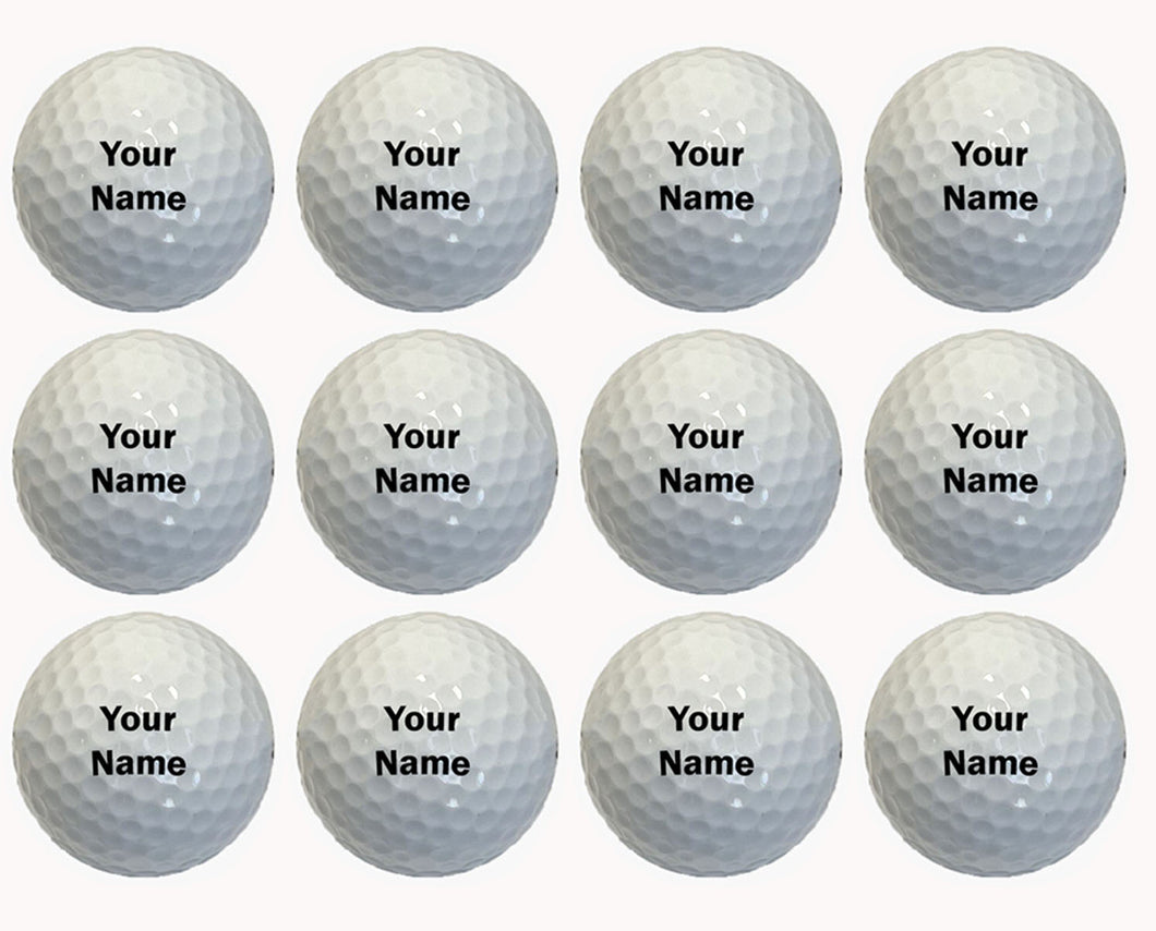 Customized Golf Balls 12 Pack