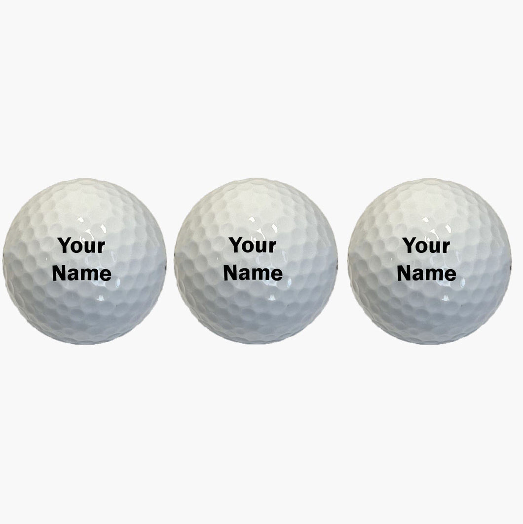 Customized Golf Balls Three Pack
