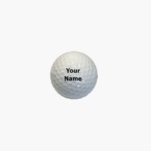 Load image into Gallery viewer, Customized Personalized Golf Ball with Black Text
