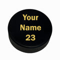 Load image into Gallery viewer, Customized Personalized Hockey Puck Gold
