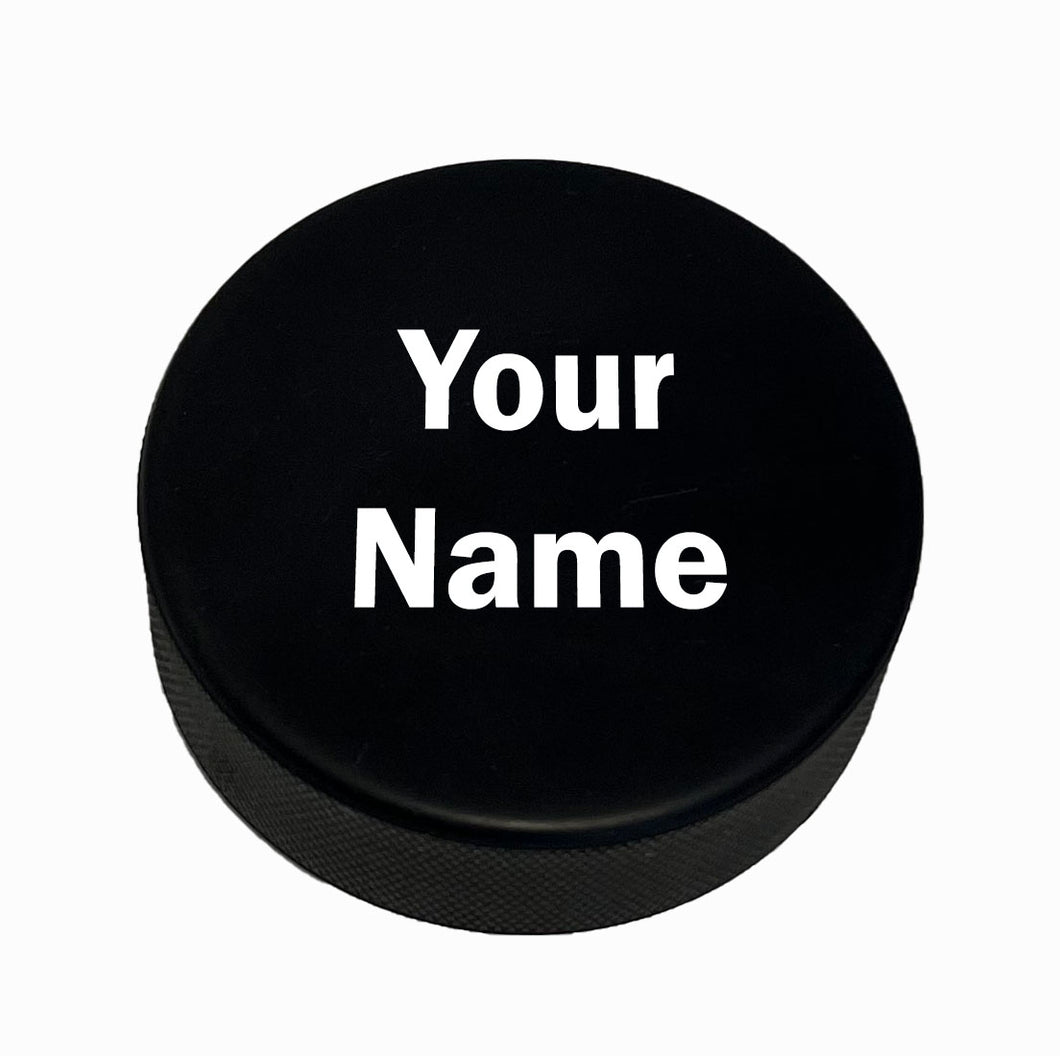Customized Personalized Hockey Puck
