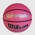 Load image into Gallery viewer, Customized Personalized Wilson Pink Basketball Silver
