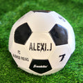 Load image into Gallery viewer, Customized Soccer Ball with Black Drip Font
